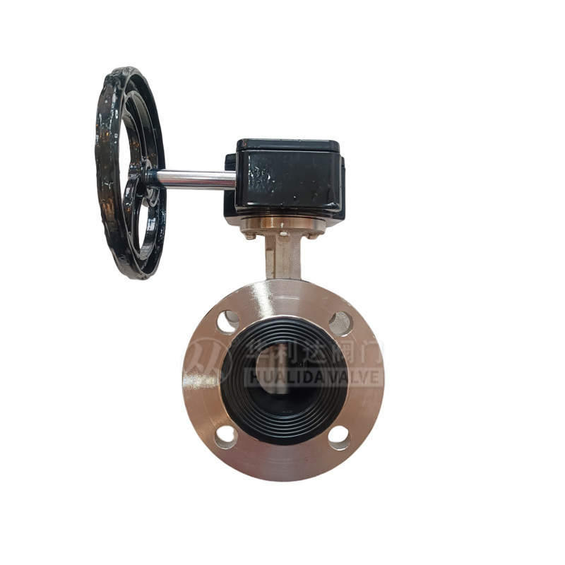 All stainless steel flanged butterfly valve