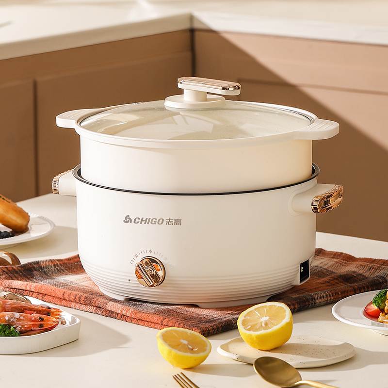 志高双柄电煮锅