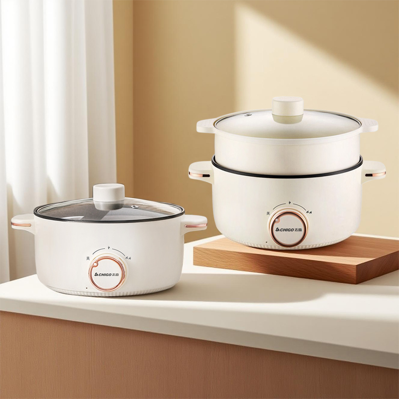 志高大旋钮电煮锅