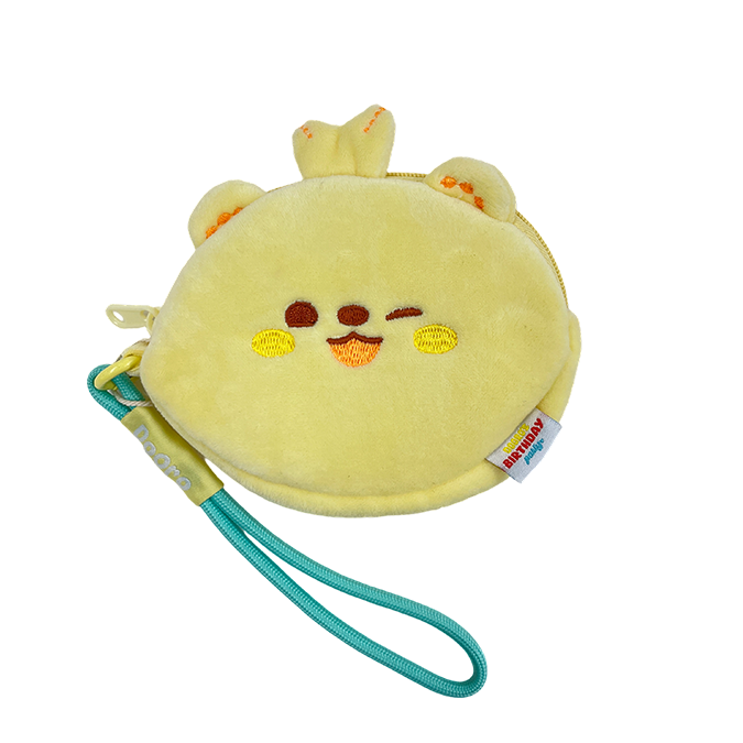 Moe Bear Plush Coin Purse - Yellow