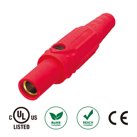 (CUL certification) K-LOK U.S. standard single core 150A small power connector red online female connector