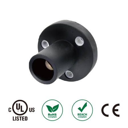 (CUL certification) K-LOK U.S. standard single core 150A small power connector black bolt type male seat