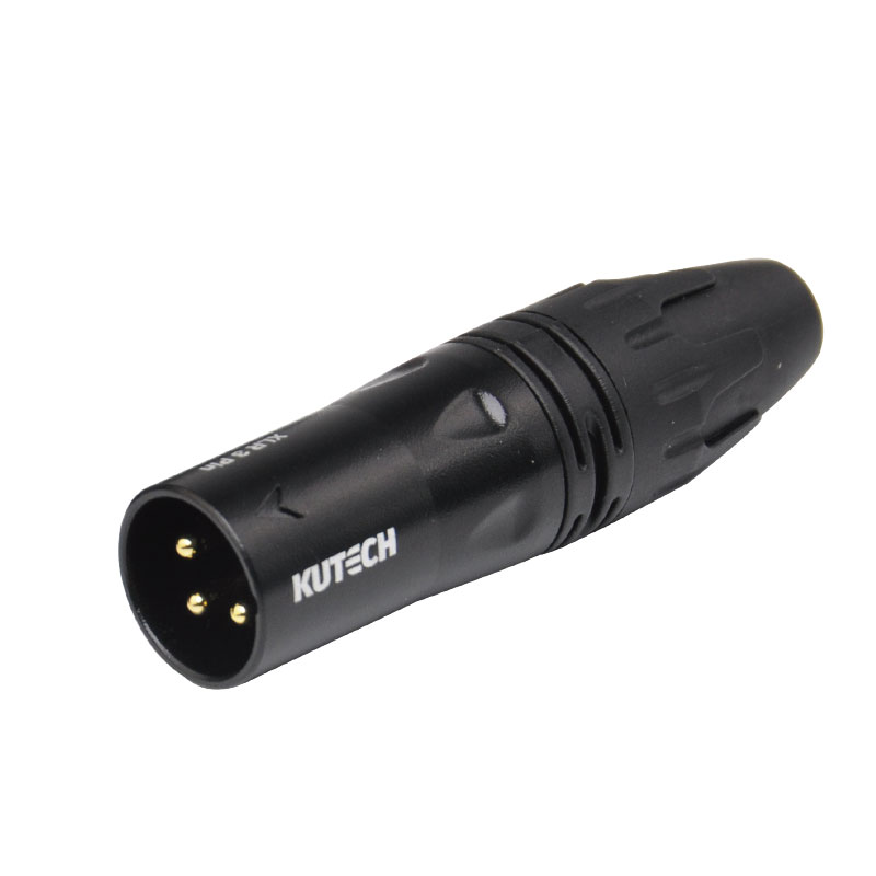 XLR 3芯线上公头