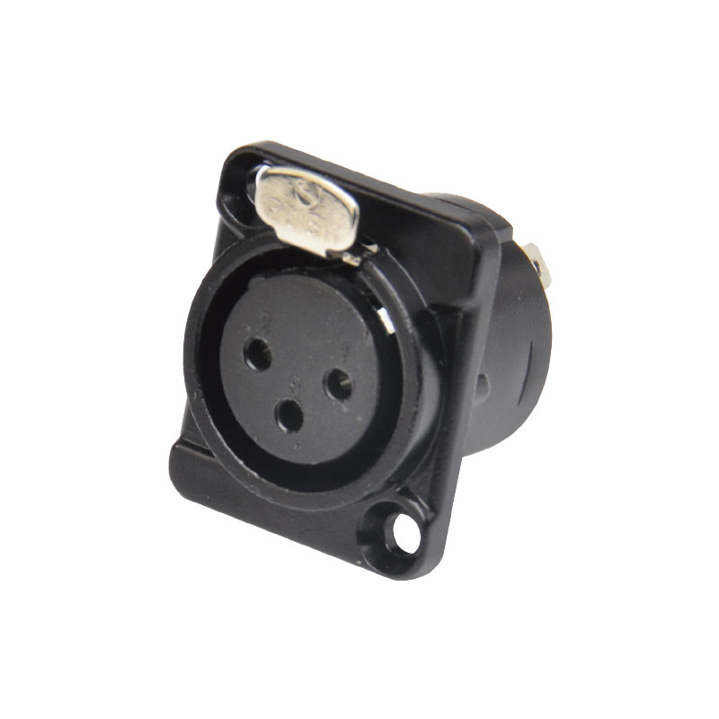 XLR 3芯母座