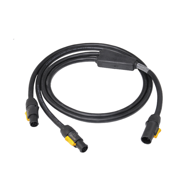 2.5平方*3芯并联式分流器 总长150CM，含1个Powerlead T1公头+2个Powerlead T1母头