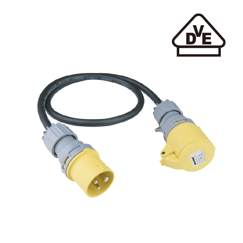 16A 2芯+E CEE规格 (110V) 电源延长线