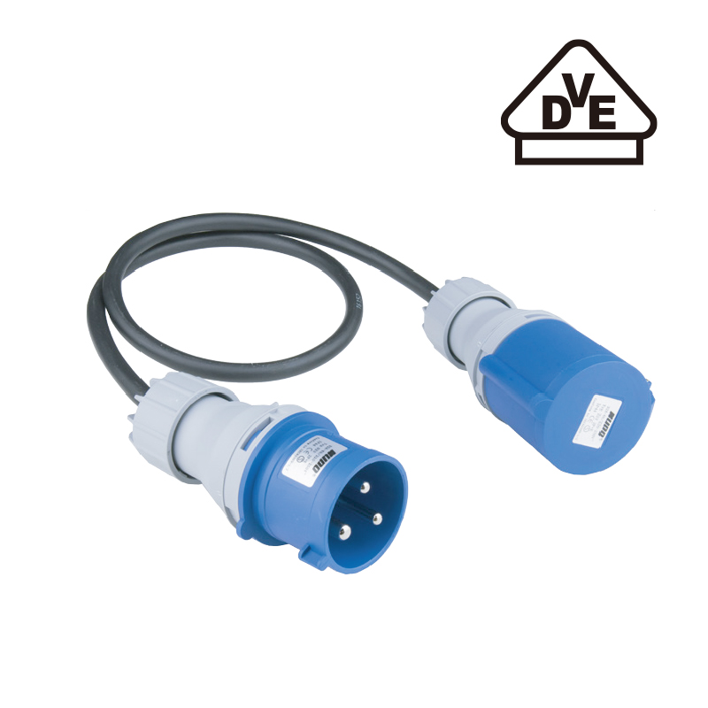 32A 2芯+E CEE规格 (230V) 电源延长线