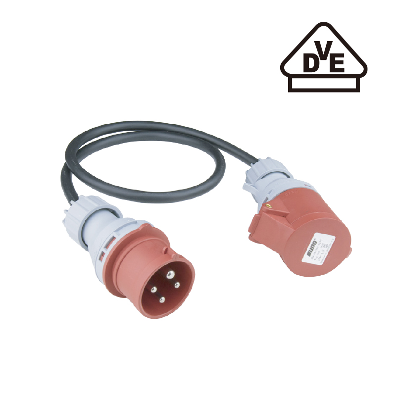 16A 3芯+E CEE规格 (380V) 电源延长线