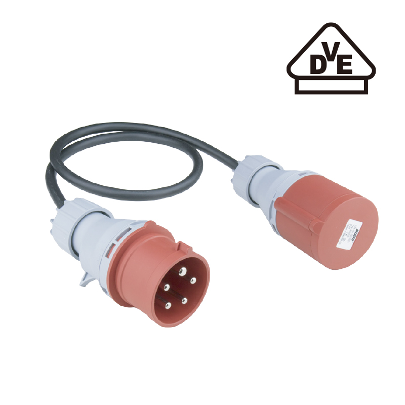 32A 3芯+N+E CEE规格 (380V) 电源延长线