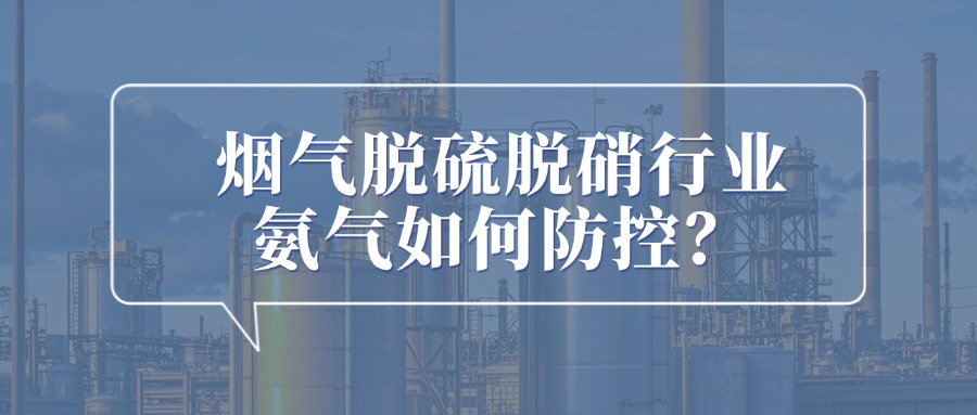氨气泄露报警器为烟气脱硫脱硝行业筑牢安全底线