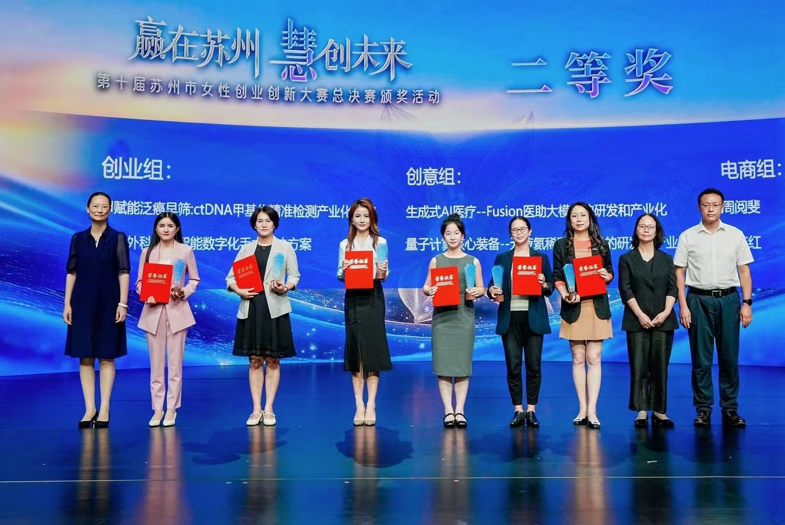 喜讯！集焓科学仪器荣获“赢在苏州慧创未来”第十届苏州市女性创业创新大赛二...