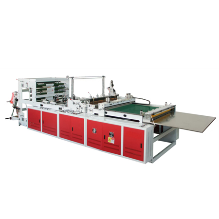 Double feeding non-stretching bag making machine