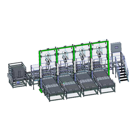Bulk bag unloading system