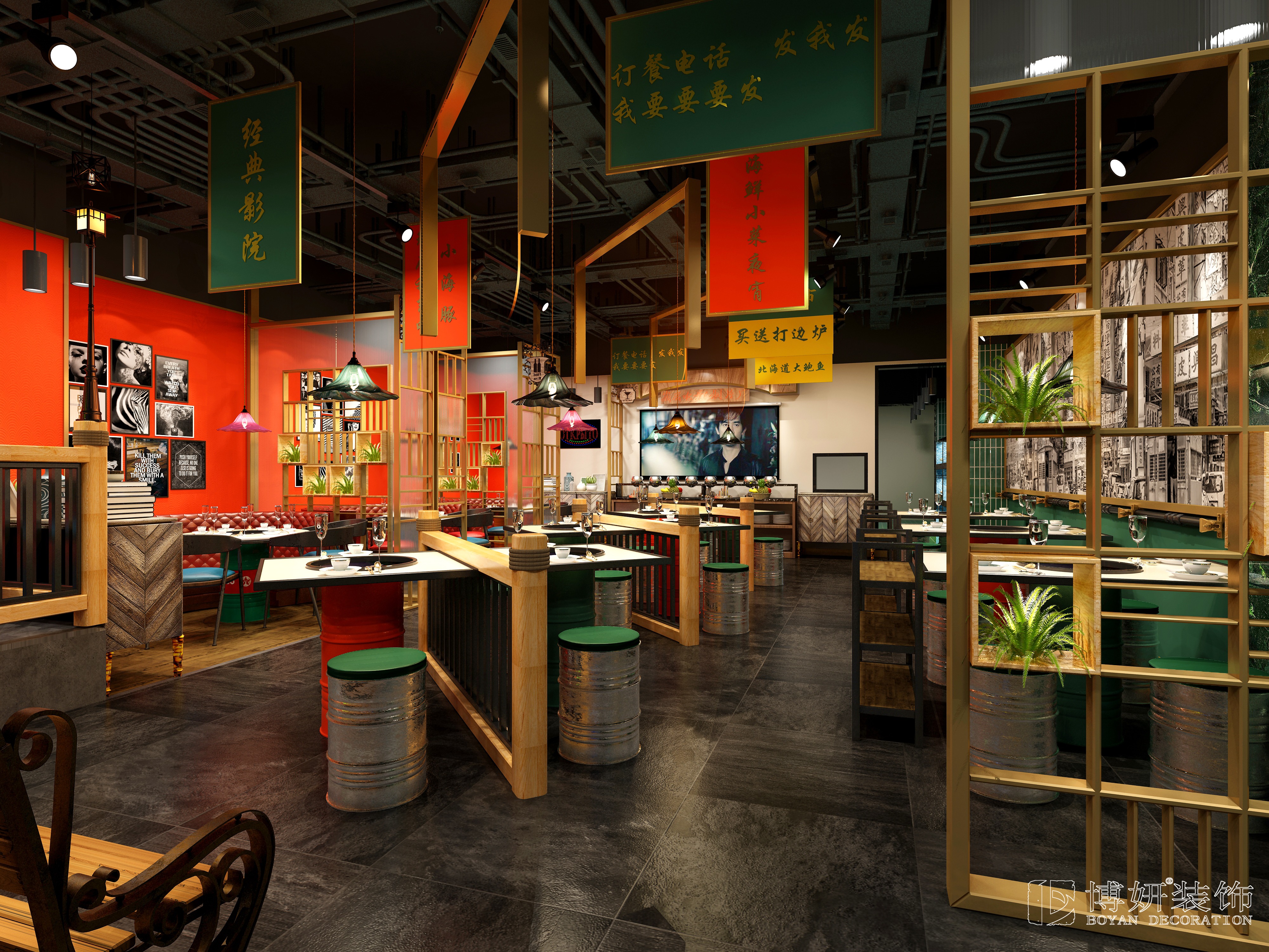 杭州专业餐厅装修设计,杭州餐厅软装装修设计,杭州餐厅别样装修预算报价,杭州餐厅餐馆装修设计效果图,杭州独特餐厅装修装饰展示