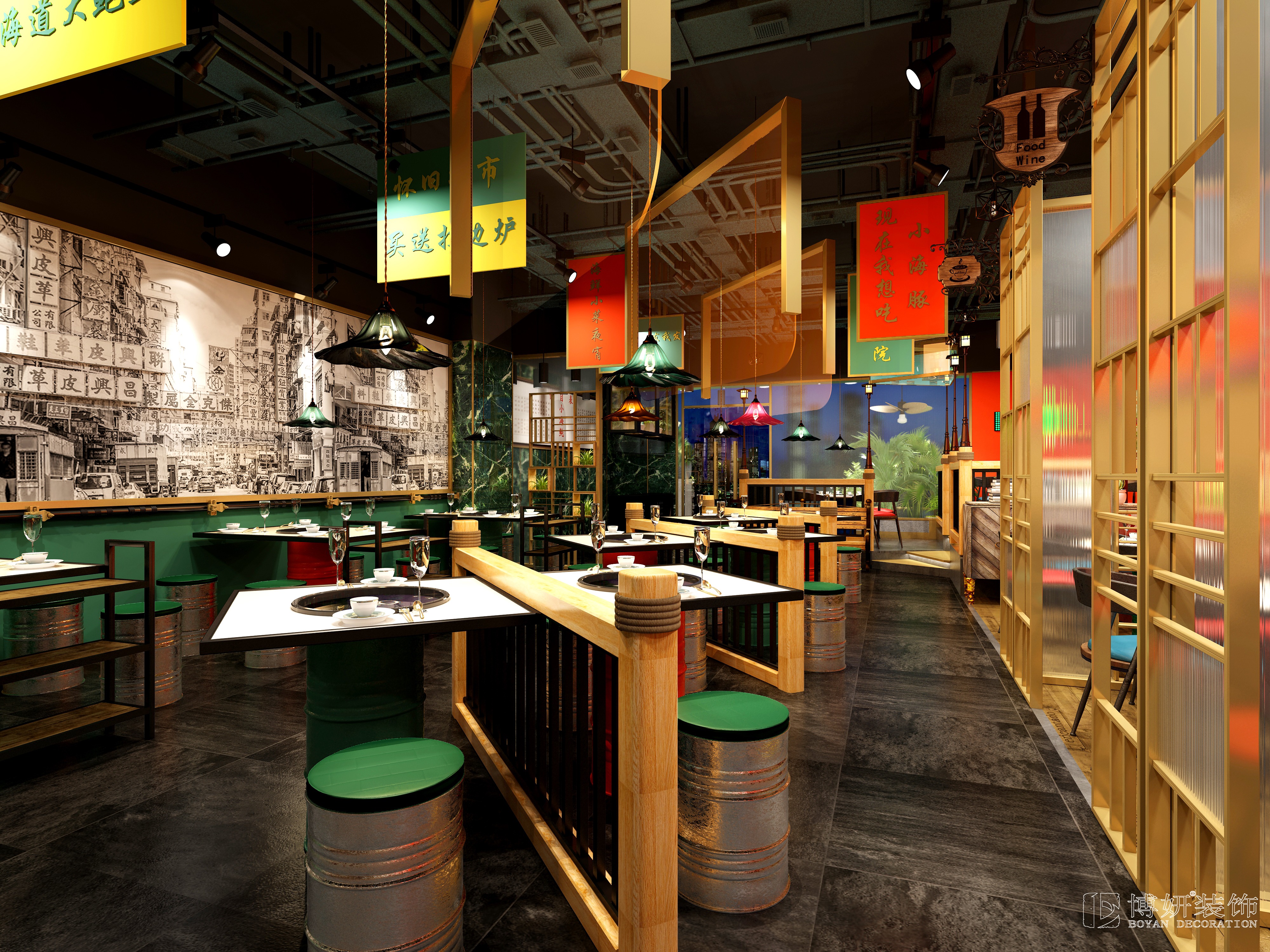 杭州专业餐厅装修设计,杭州餐厅软装装修设计,杭州餐厅别样装修预算报价,杭州餐厅餐馆装修设计效果图,杭州独特餐厅装修装饰展示