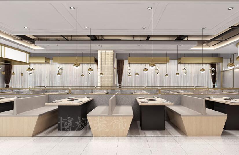 杭州自助餐厅装修设计,自助餐厅装修效果图,专业餐饮空间纯设计公司,海鲜自助餐厅装修案例