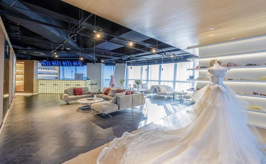杭州婚纱店铺装修设计,专业婚纱店铺装修公司,高级婚纱店装修效果图,杭州私人订制婚纱店铺装饰装潢