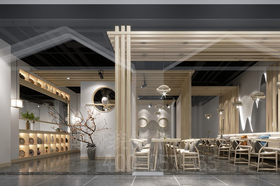 杭州茶餐厅装修设计-好口碑茶餐厅案例效果图