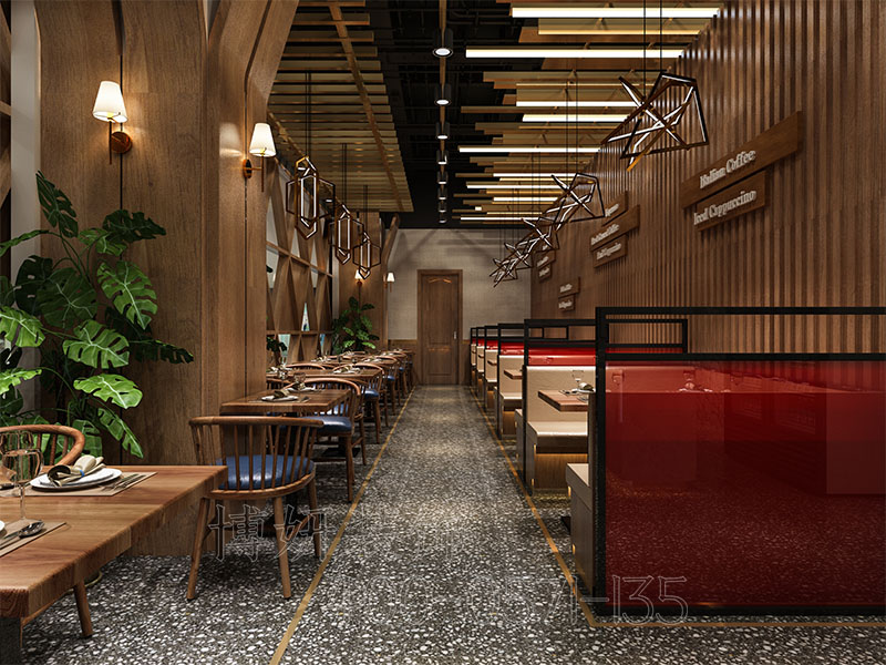 杭州新天地中心餐厅装修设计案例-专业餐饮公司