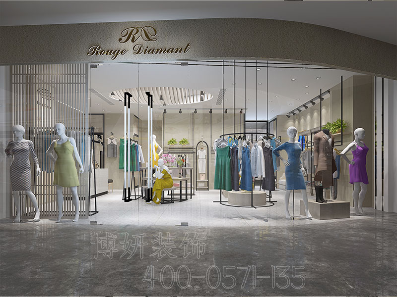杭州服装店装修,杭州服装店装潢设计,杭州服装店装修效果图,杭州装修公司