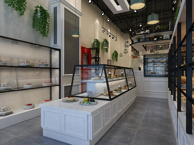 杭州蛋糕烘焙店装修公司,蛋糕烘焙店装修案例,博妍装饰