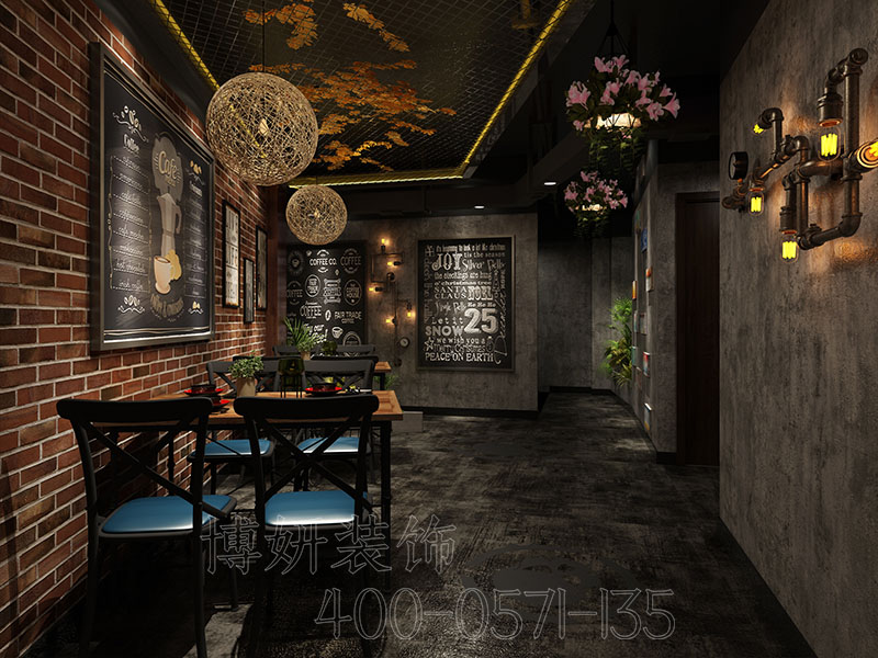 杭州人气烤鱼店设计装修,杭州烤鱼店装潢设计,杭州烤鱼店装修效果图,杭州装修公司