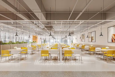 杭州企業食堂裝修效果圖