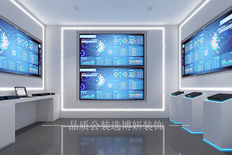 杭州簡約風企業展廳裝修設計方案
