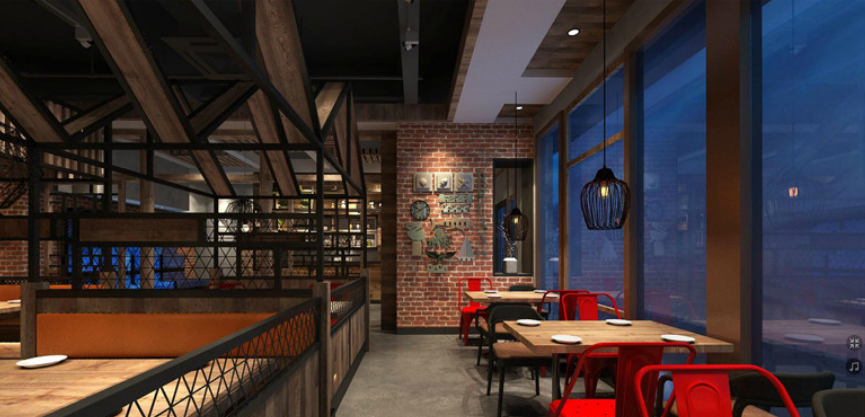 杭州餐饮装修设计公司,杭州烤肉店装修设计,杭州烤肉店装修装饰图,杭州韩式烤肉店创意装修设计效果,杭州专业餐饮店装修公司