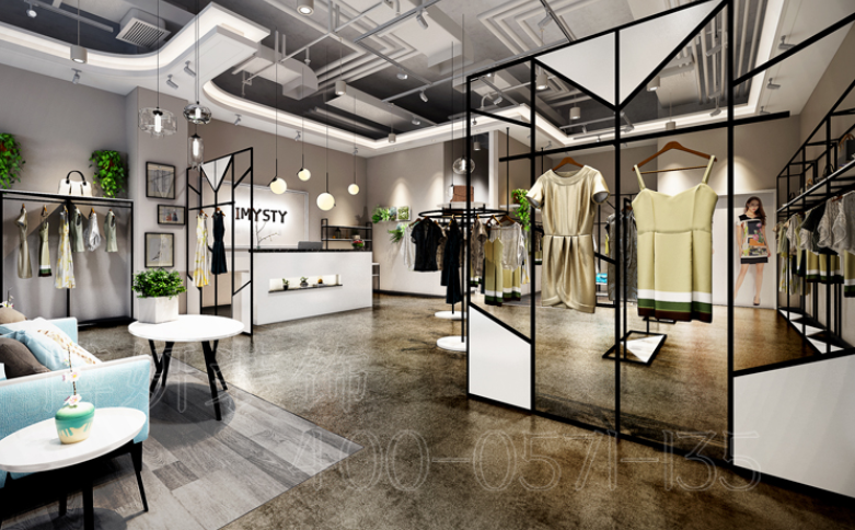 杭州店铺装修设计,杭州个性服装店装修设计效果,杭州服装店铺装修风格展示,杭州服装店设计布局技巧,杭州优质装修店铺公司