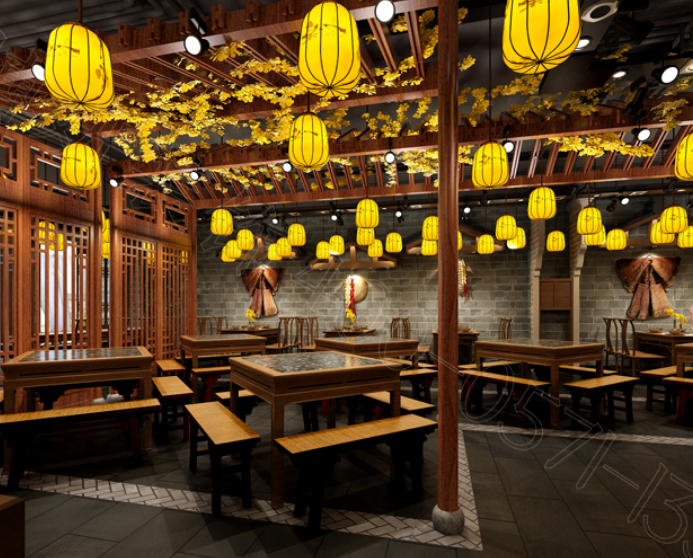 杭州餐厅装修设计,专业餐厅装修设计效果图,餐厅装饰装潢,专注餐厅装修工装公司