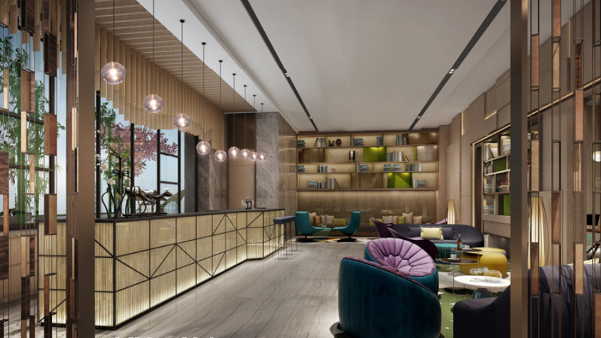 杭州个性酒店装修设计,专业酒店设计效果图,杭州个性酒店装潢装饰案例,正规的酒店装修装饰工装公司