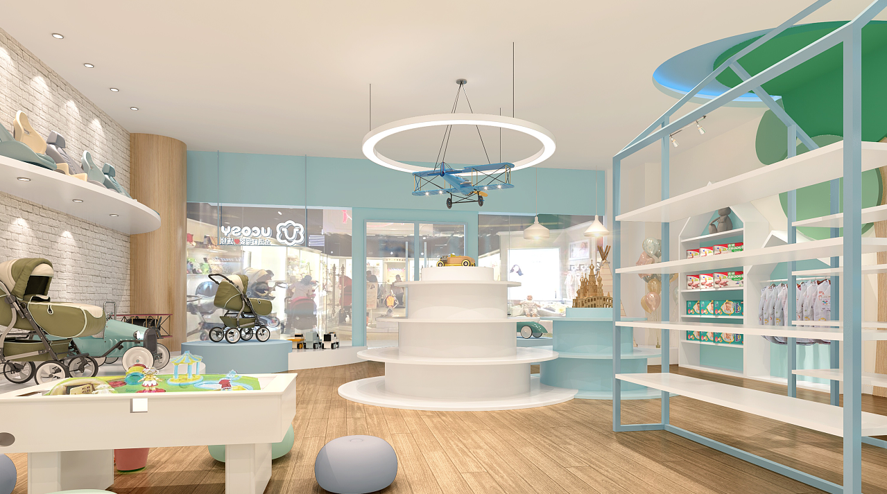 杭州母婴店设计装修,杭州母婴店装潢,杭州母婴店装修效果图,杭州装修公司