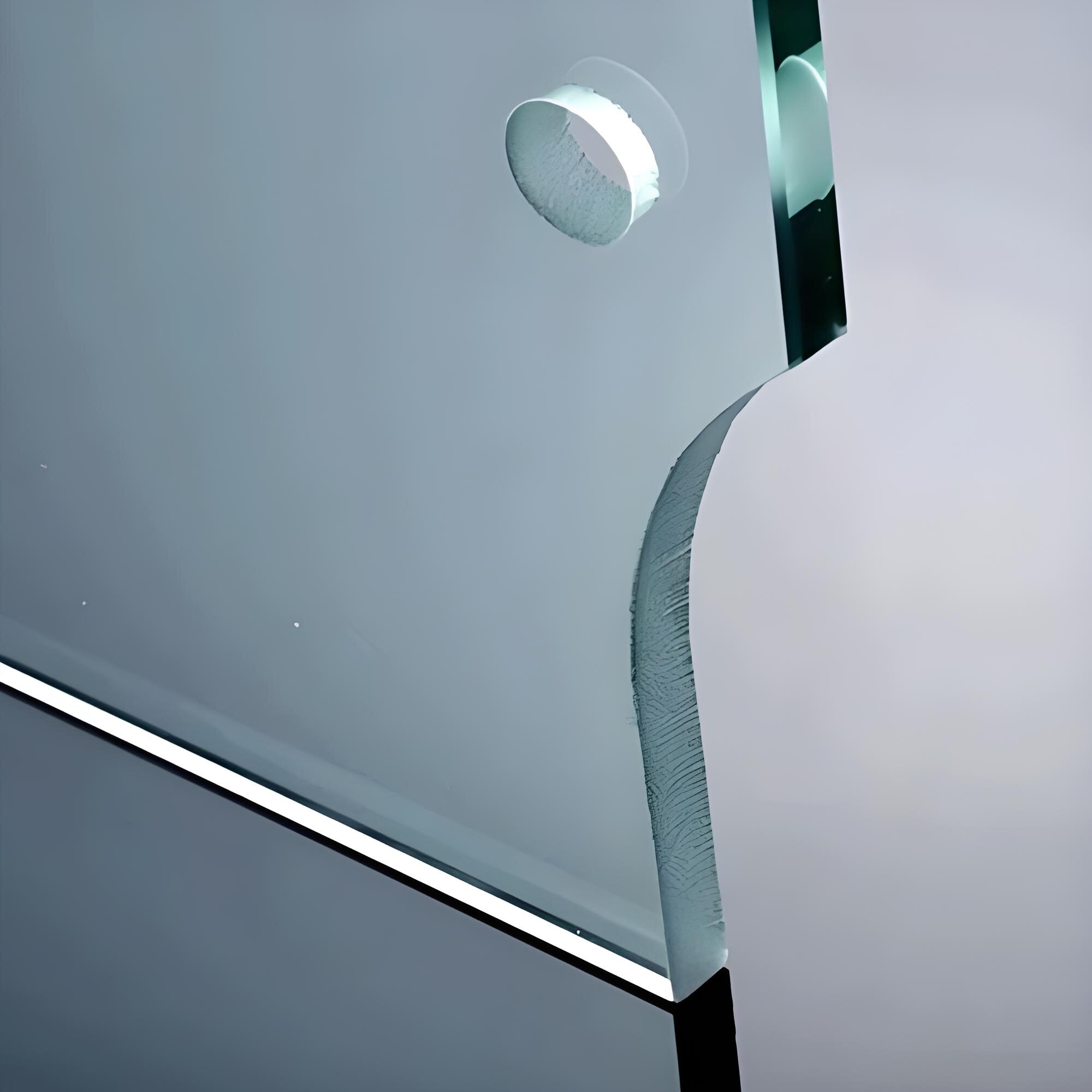 Water jet cutting special-shaped glass