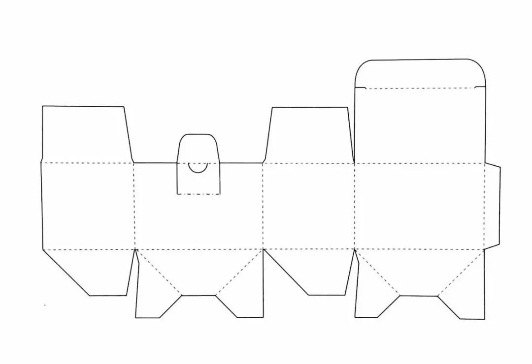 常见纸盒结构图16
