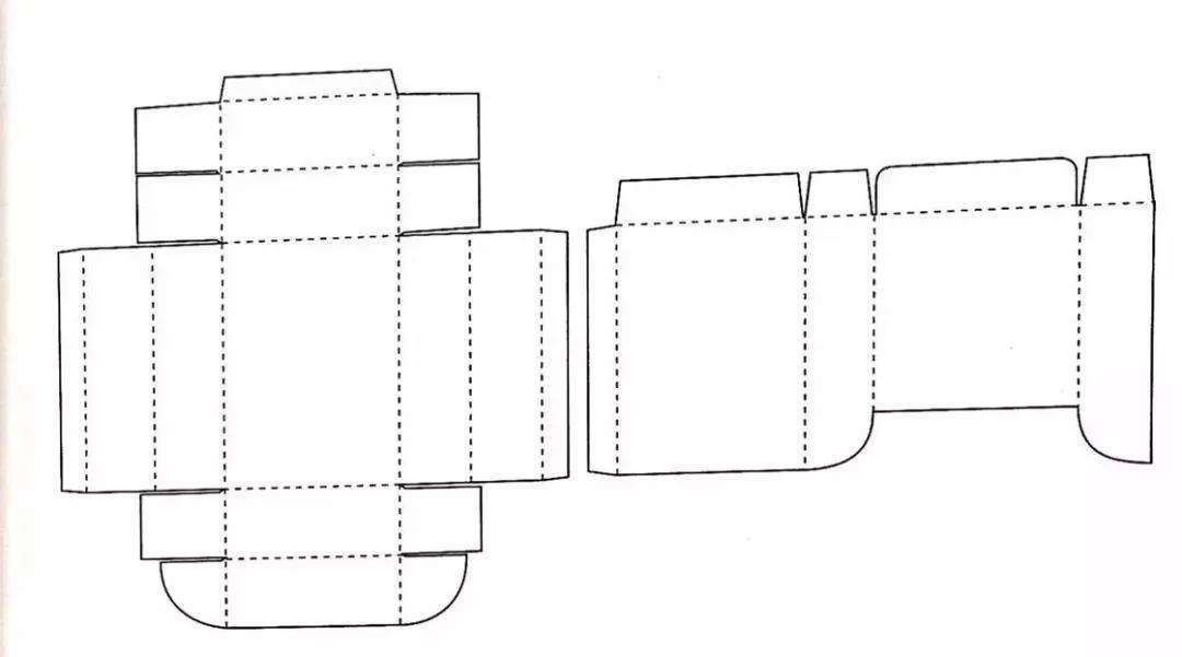 常见纸盒结构图34